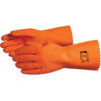 Chemstop Chemical Resistant Gloves, Size 8, 12" L, Latex, Cotton Jersey Inner Lining TGS INDUSTRIEL