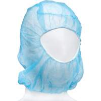 Cagoule jetable, Polypropyl&egrave;ne, Bleu TGS INDUSTRIEL