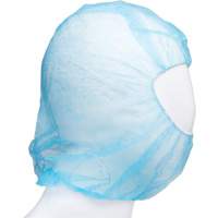 Cagoule jetable, Polypropyl&egrave;ne, Bleu TGS INDUSTRIEL