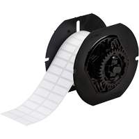 B33 Series Chemical Resistant Laboratory Labels, Polyester, 1" L x 0.375" H, White TGS INDUSTRIEL