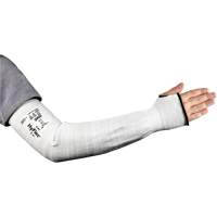HyFlex&reg; 11-211 Series Wide Cut Resistant Sleeve, Intercept, 18", ASTM ANSI Level A2/EN 388 Level 2, Grey TGS INDUSTRIEL