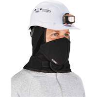 N-Ferno&reg; Winter Hard Hat Liner with Mouthpiece, Fleece Lining, One Size, Black TGS INDUSTRIEL