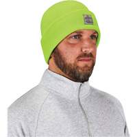 N-Ferno&reg; Rib Knit Beanie Hat, One Size, High-Visibility Lime Green TGS INDUSTRIEL