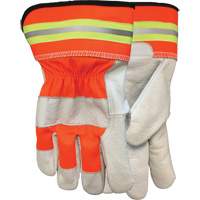 Gants d'ajusteur Flashback, Grand, Paume en Cuir fleur de buffle TGS INDUSTRIEL