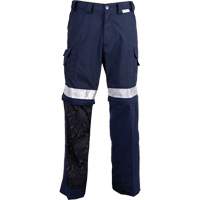 Pantalons ventil&eacute;s haute visibilit&eacute; toutes saisons, Poly-coton, 26, Bleu marine TGS INDUSTRIEL