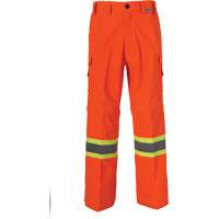 Pantalons de mineur ventil&eacute;s haute visibilit&eacute; toutes saisons, Poly-coton, 28, Orange haute visibilit&eacute; TGS INDUSTRIEL
