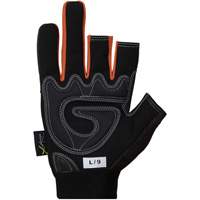 Clutch Gear&reg; Open-Finger Framers Gloves, Synthetic Palm, Size Small TGS INDUSTRIEL