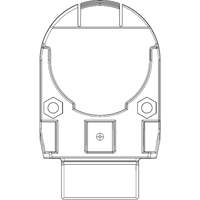 Adaptateur de casque de s&eacute;curit&eacute; pour serre-t&ecirc;tes VeriShield de Howard Leight TGS INDUSTRIEL