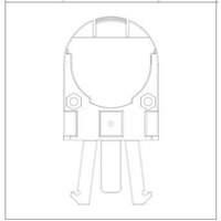 Adaptateur de casque de s&eacute;curit&eacute; pour serre-t&ecirc;tes VeriShield de Howard Leight TGS INDUSTRIEL
