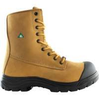 Storm Work Boots, Leather, Steel Toe, Size 8-1/2, Impermeable TGS INDUSTRIEL