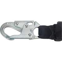 Miller&reg; HP Shock-Absorbing Lanyard, 4', Locking Rebar Hook Center, Locking Snap Hook Leg Ends, Polyester TGS INDUSTRIEL