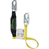 Miller&reg; HP Shock-Absorbing Lanyard, 4', Locking Snap Hook Center, Locking Snap Hook Leg Ends, Polyester TGS INDUSTRIEL