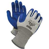 PrimaCut Cut Resistant Gloves, Size 8, 13 Gauge, Nitrile Coated, HPPE Shell, ANSI/ISEA 105 Level 4/EN 388 Level 5 TGS INDUSTRIEL