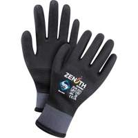 ZX-30° Premium Coated Gloves, Medium, Foam PVC Coating, 15 Gauge, Nylon Shell TGS INDUSTRIEL