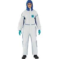 Combinaisons 3 pi&egrave;ces 1800 AlphaTec confortable, Grand, Bleu/Blanc, Microporeux/SMS TGS INDUSTRIEL