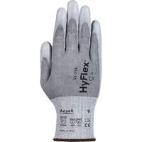 Gants r&eacute;sistants aux coupures 11-755  Hyflex, Taille 6, Calibre 18, Rev&ecirc;tement Polyur&eacute;thane, Enveloppe en Polyester/PEHP/Tungst&egrave;ne/Spandex, ASTM ANSI niveau A5/EN 388 niveau E TGS INDUSTRIEL