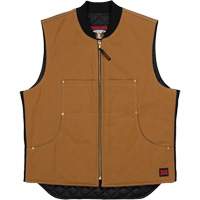 Gilet &agrave; moto WV04, Hommes, Petit, Brun TGS INDUSTRIEL