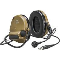Casque VI NIB avec fils de sortie unique Peltor ComTac, Style Cordon cervical, 22 dB TGS INDUSTRIEL