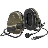 Casque VI NIB avec fils de sortie unique Peltor ComTac, Style Cordon cervical, 22 dB TGS INDUSTRIEL