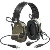 Casque VI NIB avec deux fils de sortie et rail arc Peltor ComTac, Style Bandeau, 23 dB TGS INDUSTRIEL