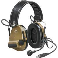 Casque VI NIB avec fils de sortie unique et rail arc Peltor ComTac, Style Bandeau, 23 dB TGS INDUSTRIEL