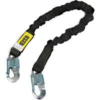 Arc Flash Lanyard, 6', Locking Snap Hook Center, Locking Snap Hook Leg Ends, Nylon TGS INDUSTRIEL