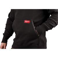 Heavy-Duty Pullover Hoodie, Men's, Small, Black TGS INDUSTRIEL