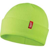 Tuque &agrave; revers haute visibilit&eacute;, Taille unique, Vert TGS INDUSTRIEL