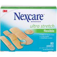 Pansements ultra-extensibles Nexcare, Assorti, Plastique, Non st&eacute;rile TGS INDUSTRIEL