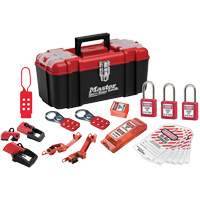 Trousse de cadenassage avec serrures en thermoplastique Zenex, Ensemble &eacute;lectrique, 20 composants compris TGS INDUSTRIEL