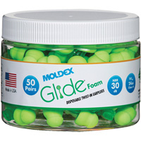 Glide&reg; Foam Earplugs, Bulk - Canister TGS INDUSTRIEL