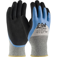 Gants isol&eacute;s r&eacute;sistants aux coupures G-Tek PolyKor, Taille Petit, Calibre 13, Rev&ecirc;tement Latex de caoutchouc, Enveloppe en Fil technique, ANSI/ISEA 105 niveau 3 TGS INDUSTRIEL
