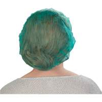 Bonnets bouffants, Polypropyl&egrave;ne, 21", Vert TGS INDUSTRIEL