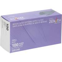 Medical Grade Disposable Gloves, Small, Nitrile, 6-mil, Powder-Free, Black, Class 2 TGS INDUSTRIEL