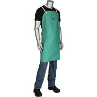 Tablier en satinette 100 % coton trait&eacute; FR Ironcat Dynamic, Salopette, Vert TGS INDUSTRIEL