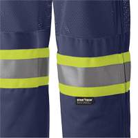 6003P Traffic Safety Pants, Polyester, X-Small, Navy Blue TGS INDUSTRIEL