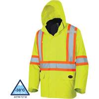 5633 The Rock 3-in-1 Parka, High Visibility Lime-Yellow, X-Small TGS INDUSTRIEL