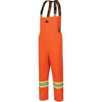 5053 The Rock 300D Insulated Bib Pants, Polyester, Small, High Visibility Orange TGS INDUSTRIEL