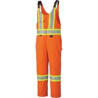 6617Z Safety Overalls with Leg Zippers, Poly-Cotton, 36, High Visibility Orange TGS INDUSTRIEL