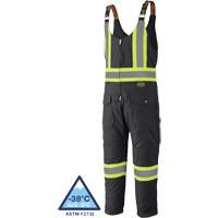 5536BK Quilted Duck Overalls, Cotton, X-Small, Black TGS INDUSTRIEL