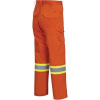 4462 Bright Safety Cargo Pants with Startech&reg; Tape, Cotton, 30, High Visibility Orange TGS INDUSTRIEL
