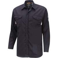7742 Chemise de s&eacute;curit&eacute; ignifug&eacute;e FR-Tech, Petit, Bleu marin TGS INDUSTRIEL