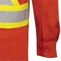 7743 Chemise de s&eacute;curit&eacute; ignifug&eacute;e FR-Tech, Petit, Orange haute visibilit&eacute; TGS INDUSTRIEL