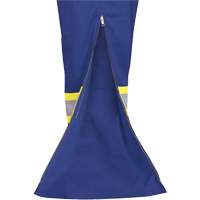 7706 Combinaison ignifuge FR-Tech avec fermetures &agrave; glissi&egrave;re aux jambes, Taille 36, Bleu royal, 9,7 cal/cm² TGS INDUSTRIEL