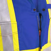 7706T Combinaison ignifuge FR-Tech avec fermetures &agrave; glissi&egrave;re aux jambes, Taille 40 (grand taille), Bleu royal, 9,7 cal/cm² TGS INDUSTRIEL