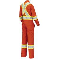 7702W Combinaison FR-Tech ignifuge/contre les arcs pour femme, Taille T-petit, Orange haute visibilit&eacute;, 10 cal/cm² TGS INDUSTRIEL