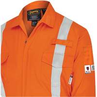 7702BB Combinaison de s&eacute;curit&eacute; FR-Tech 2 tons, Taille 36, Bleu marin/Orange, 10 cal/cm² TGS INDUSTRIEL