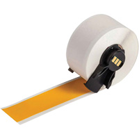 Multi-Purpose Label Tape, Vinyl, Yellow, 1" Width TGS INDUSTRIEL