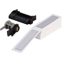 Raised Panel Labels, Polyester, 1" L x 4" H, White TGS INDUSTRIEL