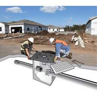 Bac de r&eacute;tention grande capacit&eacute; Ultra-Drain Guard, Huile & s&eacute;diments, 60" lo x 60" la TGS INDUSTRIEL